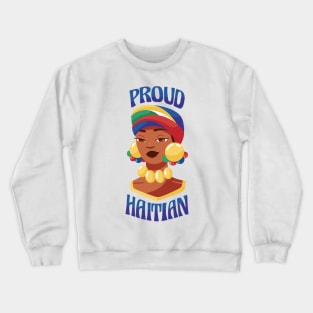 Happy Haitian Flag Day Celebration Haiti Proud Crewneck Sweatshirt